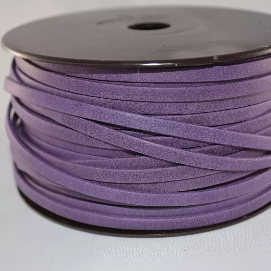 Cuir Chèvre - Plat - 5 mm - Violet clair