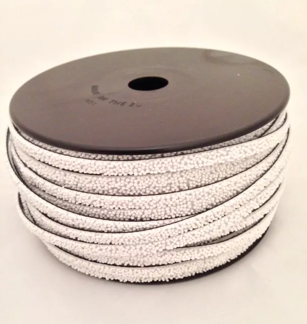 lanière caviar 5mm - Blanc