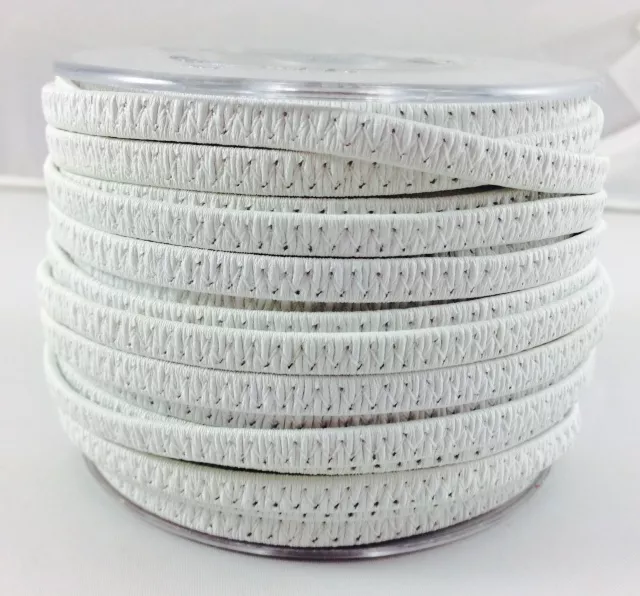 Cuir chèvre elastique 5mm - Blanc