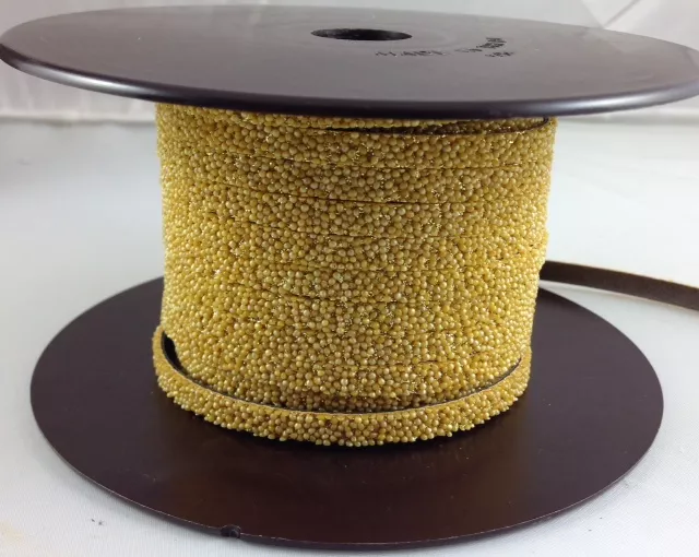 lanière caviar 5mm - Or