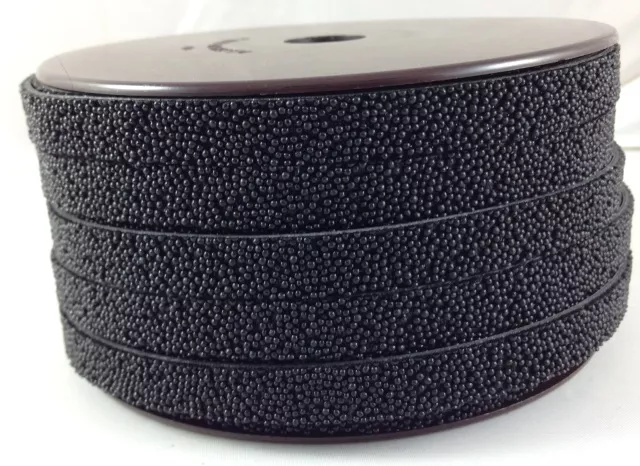 Lanière caviar 10mm - Noir