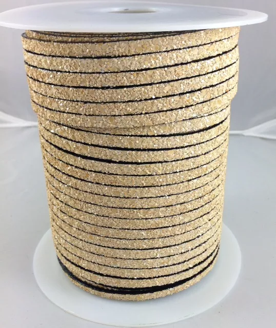 Glitter sablé 5mm. - Jaune