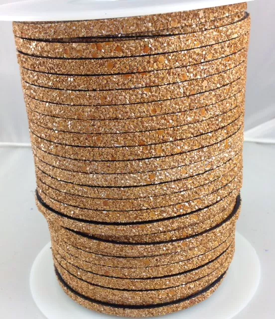 Glitter sablé 5mm. - Orange