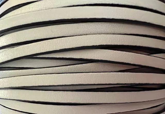 Cuir de veau 5mm-nouvelles couleurs - Beige