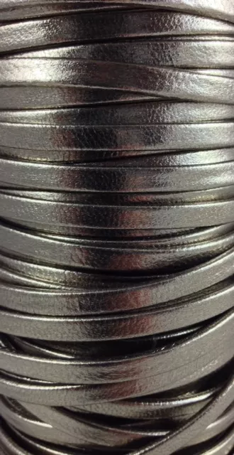 Cuir de chèvre agneau metalisé doublé 5mm - Bronze