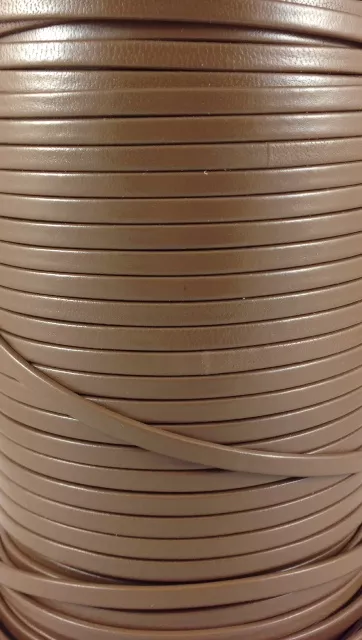 Cuirs 5mm couleurs foncées - Marron clair