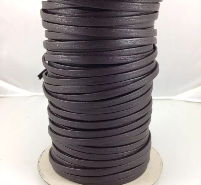 Cuirs 5mm couleurs foncées - Marron foncé