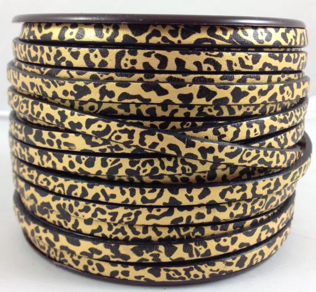 Imprimé veau 5mm - Or