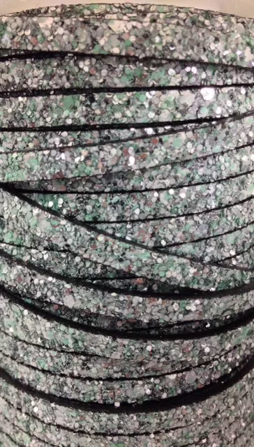 glitter cailloux 5mm - Celeste