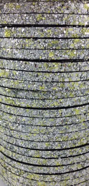 glitter cailloux 5mm - Jaune