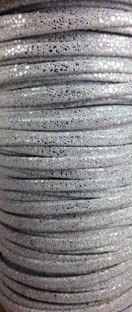 CIDIL5ZEUS, Agneau motif metalisé 5mm - Blanc