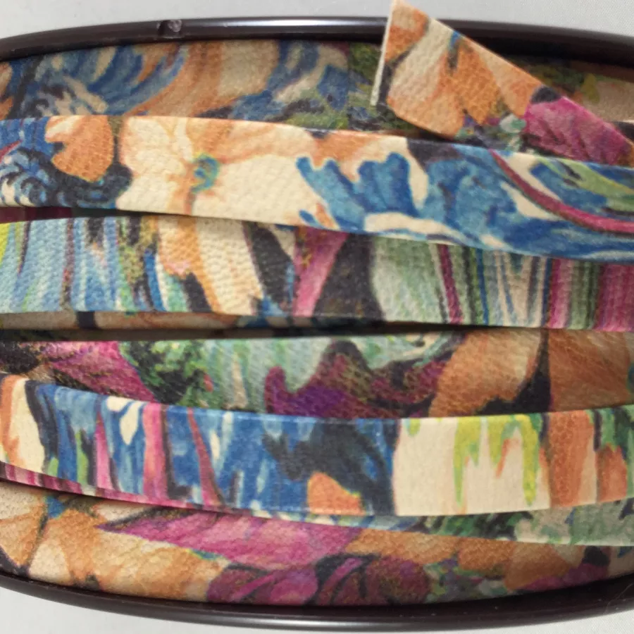 Cuir de chèvre 10 mm avec motif-séries limitées - Naturel