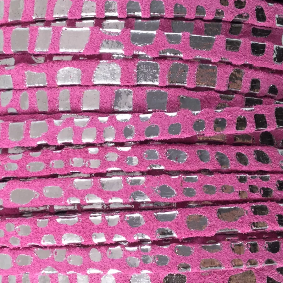 Cuir cancun 5mm - Fuchsia