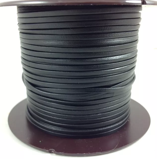 Cuir chevre 2mm doublé-20 nouvelles couleurs - Noir