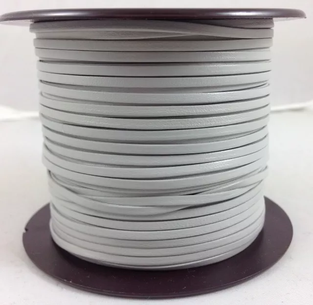 Cuir chevre 2mm doublé-20 nouvelles couleurs - Gris clair