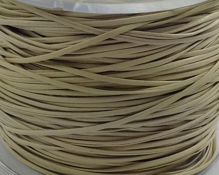 Cuir de chèvre 1,5mm doublé - Beige