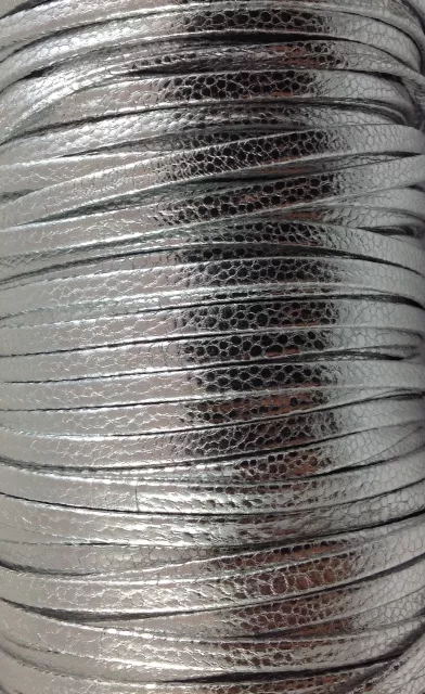 Cuir exclusivité IDIL 5mm 18 Couleurs -ASTRO NOUVELLES COULEURS - Argent