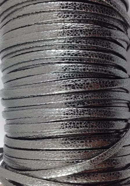 Cuir exclusivité IDIL 5mm 18 Couleurs -ASTRO NOUVELLES COULEURS - Argent antique