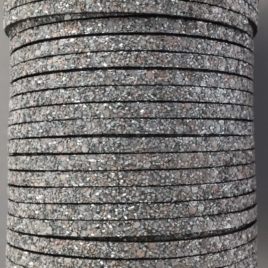 glitter cailloux 5mm - Blanc