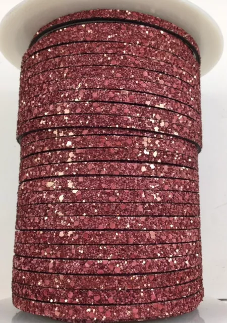 Glitter sablé 5mm. - Rouge bordeaux