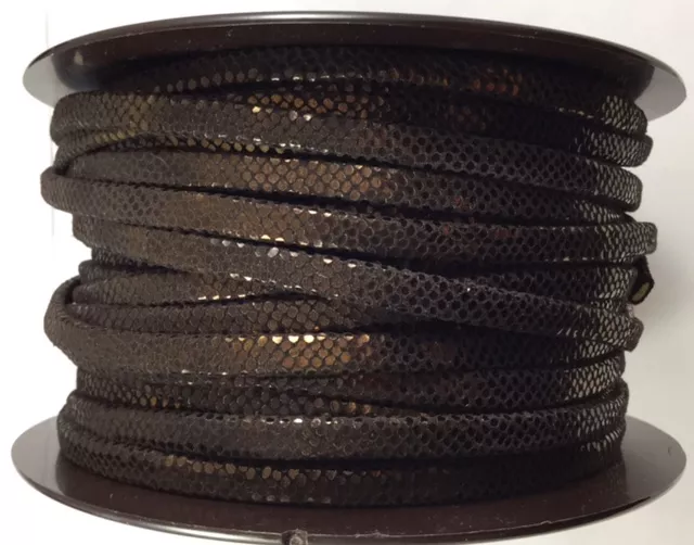 Cuir serie spéciales et limitées en 5mm TONS MARRON - Marron clair