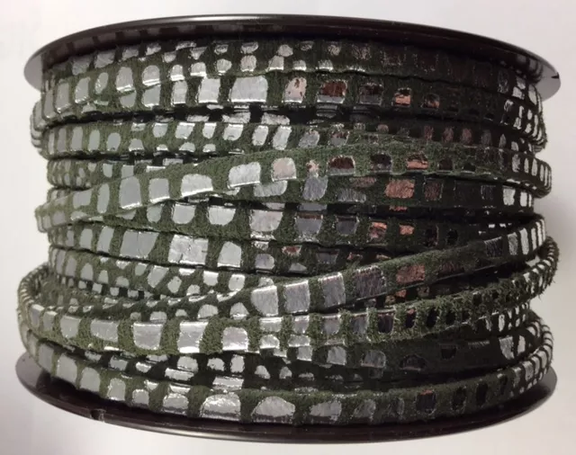 Cuir cancun 5mm - Kaki