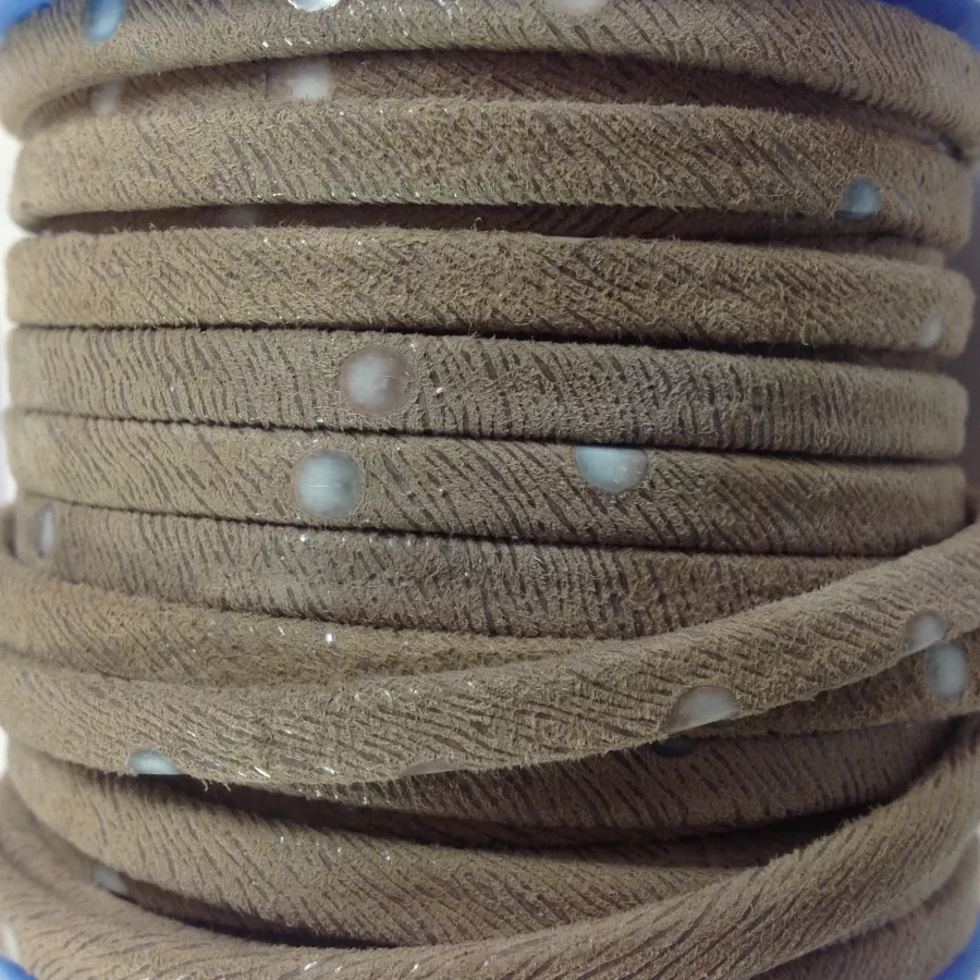 Cuir serie spéciales et limitées en 5mm TONS MARRON - Naturel