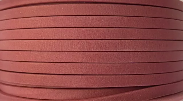 Cuir de chèvre 3mm doublé-NOUVELLES COULEURS - Rose poudré