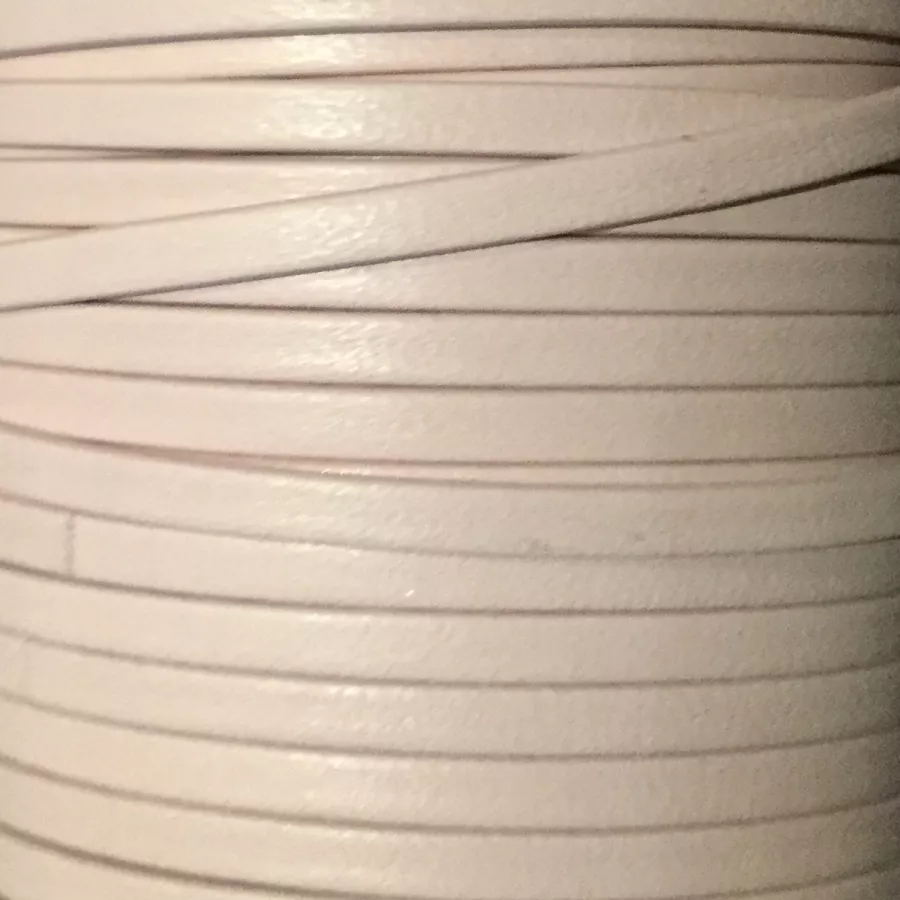 Cuir de chèvre 3mm doublé-NOUVELLES COULEURS - Rose pâle