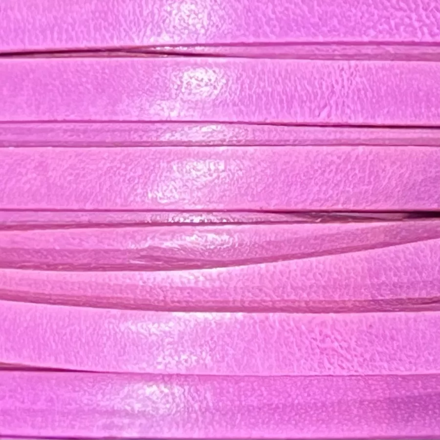 CUIR DE VEAU 5MM ITALIEN - nouvelles couleurs  - Rose foncé