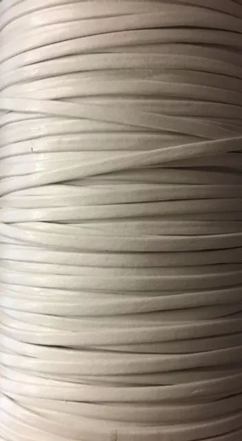 Cuir chevre 2mm doublé-20 nouvelles couleurs - Blanc