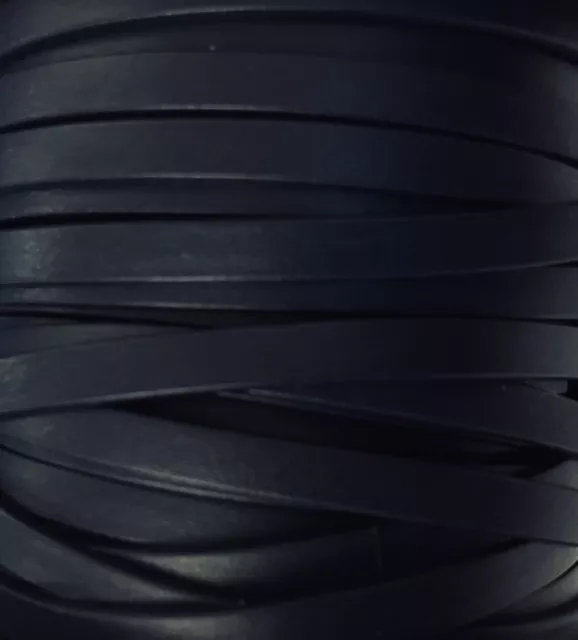 Cuir Chèvre - Plat - 5 mm - Bleu marine