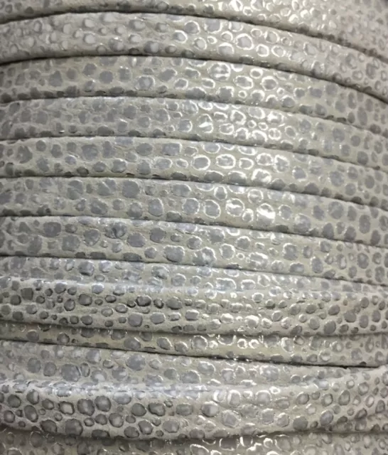 Cuir 5mm prim -nouvelles couleurs  - Blanc