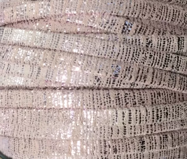 CUIR 5MM CIZGI - Rose