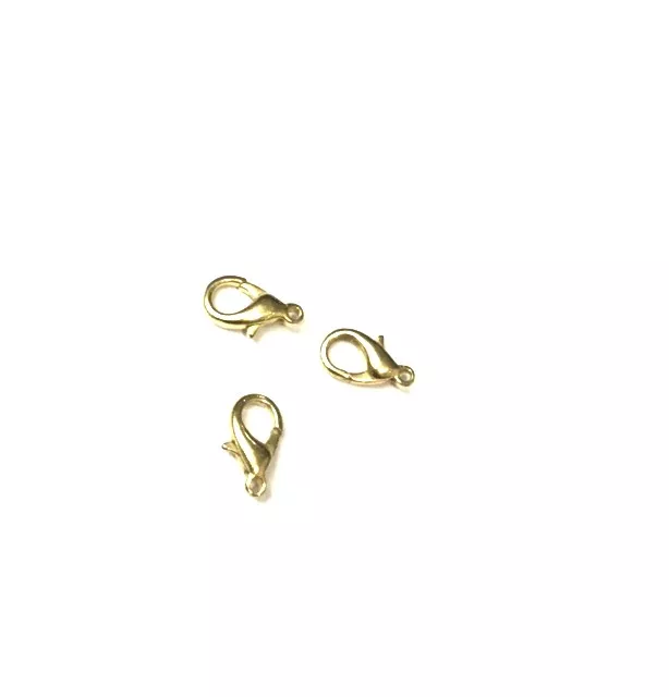 50 Mousquetons 12mm - Or