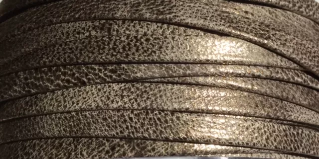 Cuir 5mm Ciré-NOUVELLES COULEURS - Bronze