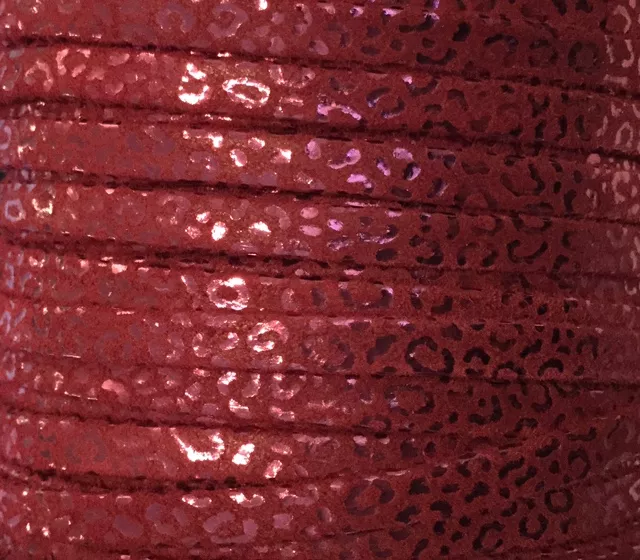 Cuir 5mm mignon-NOUVELLES COULEURS - Fuchsia