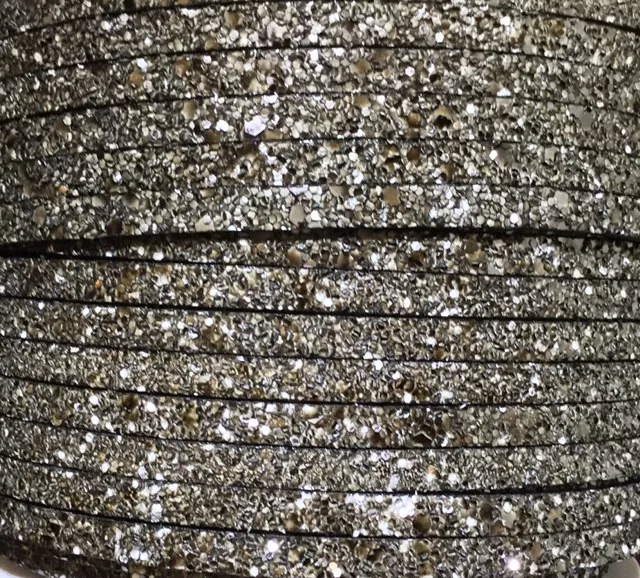 Glitter sablé 5mm. - Kaki