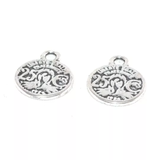 Petit pendant pièce de monnaie - Argent