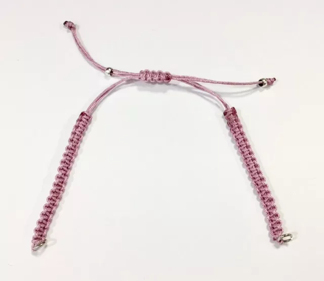 bracelet macramé prêt à l'emploi - Lilas