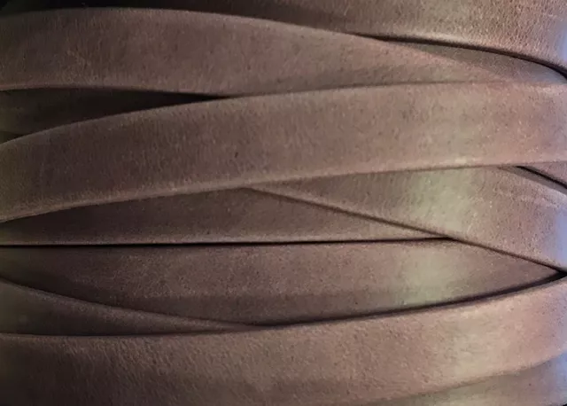 Cuir Chèvre - Plat - 10 mm - Bordeaux