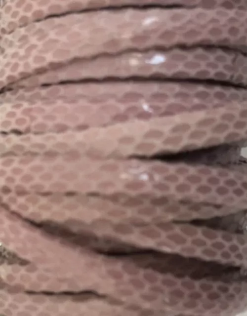 Cuir serié limitées Sentiers 5mm - Rose poudré