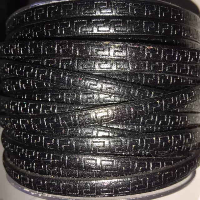 Cuir 5mm GRECA - Noir