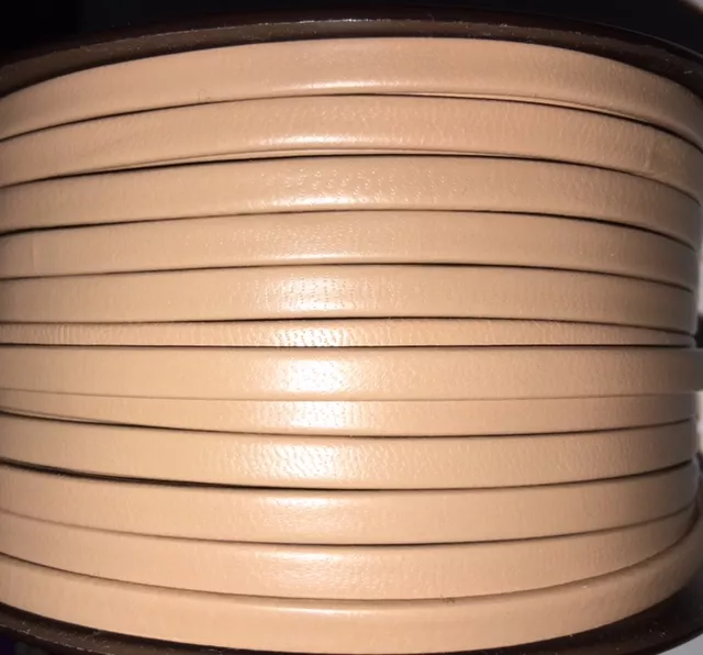 Cuir de chèvre couleurs pastels 5mm doublé - Maquillage 