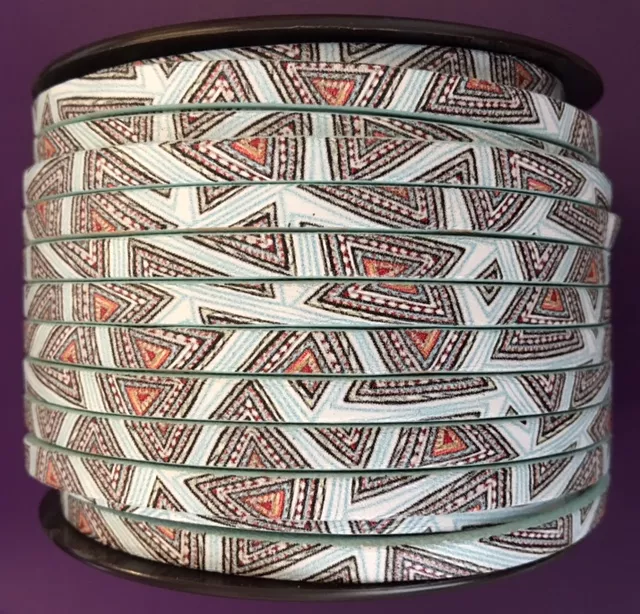 cuir de veau imprimé  - Celeste