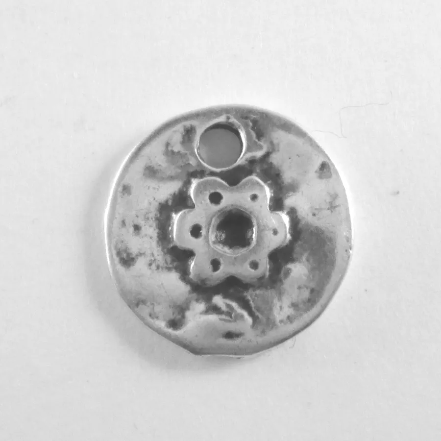 30 Pendants médaille avec fleur