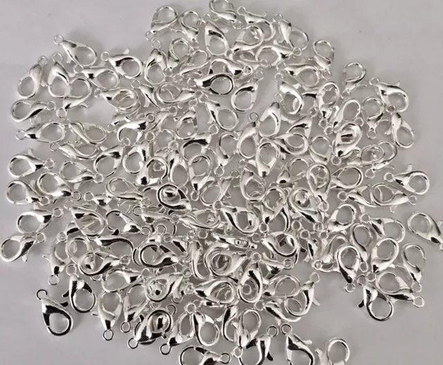 petit mousqueton 10 mm or rose, or, argent ou argent vif - Argent