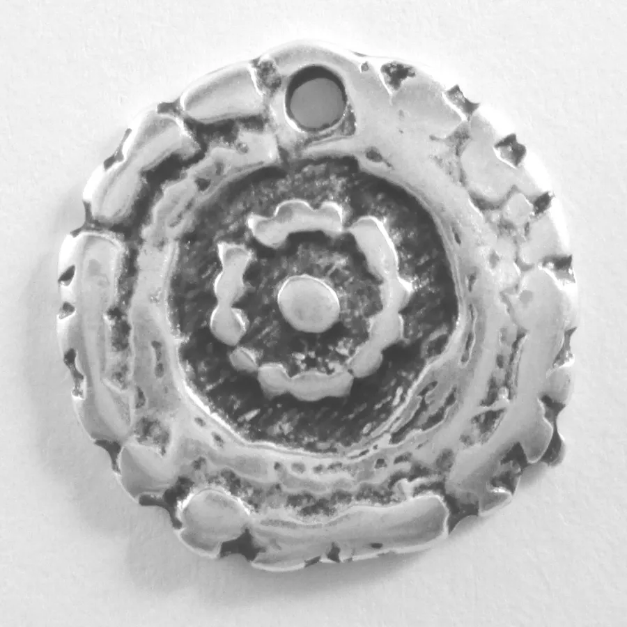 Pendant médaille avec motif