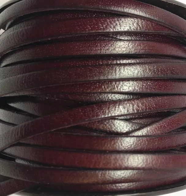 CUIR DE VEAU 5MM ITALIEN - nouvelles couleurs  - Bordeaux