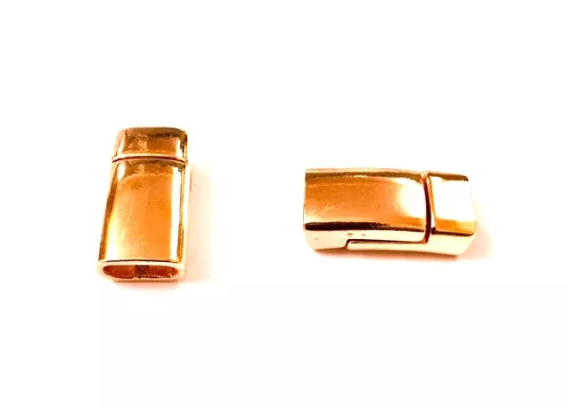 Fermoir aimanté 6x3 - or rose